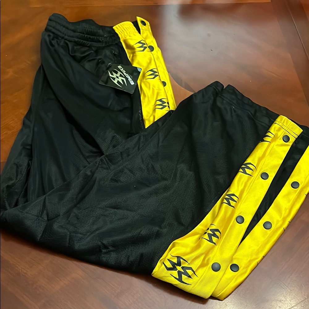 Empire Black and Yellow Track Pants